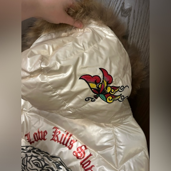 Rare Ed Hardy Puffer Tiger Jacket - Picture 5 of 16